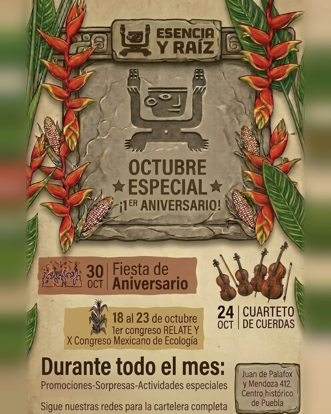 Póster: Octubre especial: 1er aniversario. Todo octubre
